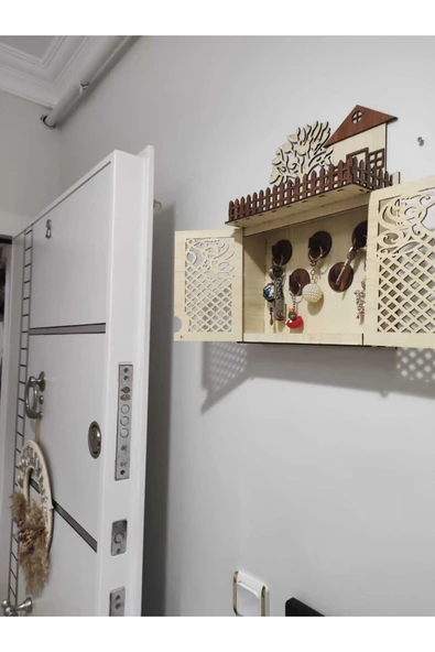 Notpa Ahşap Antre Dekoratif Anahtarlık ürün görseli 1