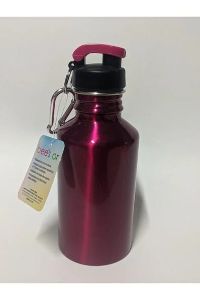 BEESTAR Matara Çelik 500 ml Çift Taraflı Pembe Renkli ürün görseli 1