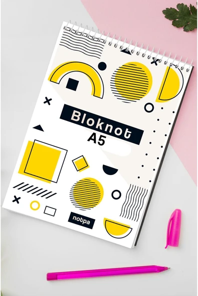kutuTR Ahşap Mdf Kapaklı 80 Yaprak Çizgili 14x21 Vip Bloknot 70gr/m2 Ç-OB27 ürün görseli 1
