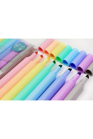 CHOSCH 8li Fosforlu Pastel Renkler F.k ürün görseli 1