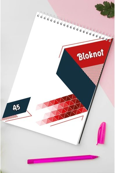 kutuTR Ahşap Mdf Kapaklı 80 Yaprak Çizgili 14x21 Vip Bloknot 70gr/m2 Ç-OB22 ürün görseli 1