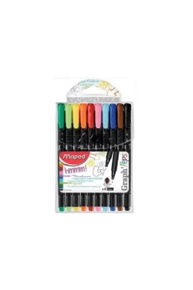 Maped 10 Renk Graphpeps Keçeli Kalem Seti 749150 ürün görseli 1
