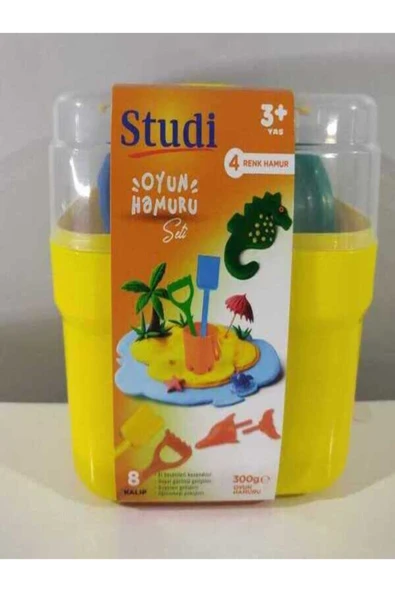 Studi Oyun Hamuru Plaj Kum Kürek Figürlü Set ürün görseli 1