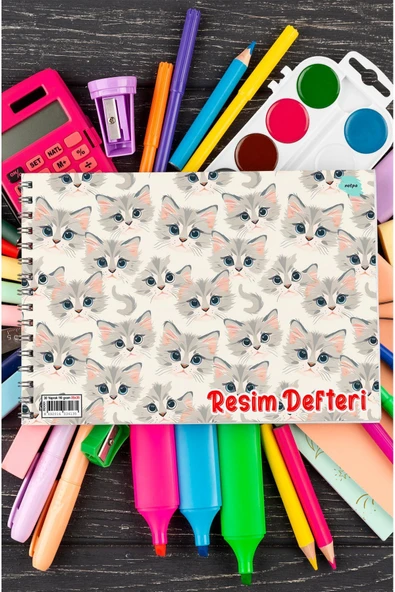 kutuTR Ahşap Kapaklı Lüx 25x35 Resim Defteri 90 gr 40 yaprak RD001 ürün görseli 1