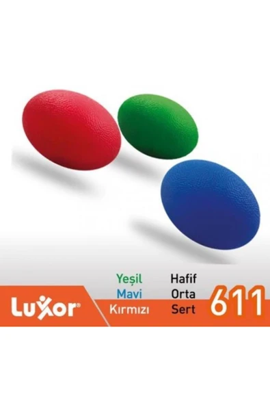 LUXOR Silikon El Rehabilitasyon Topu | Orta (611) ürün görseli 1