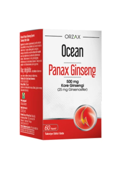 ORZAX Ocean Panax Ginseng 60 Kapsül ürün görseli 1