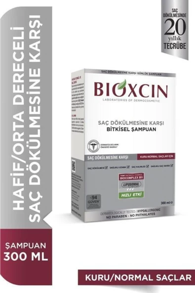 Bioxcin Genesis Şampuan Kuru-normal Saçlar 300 Ml ürün görseli 1