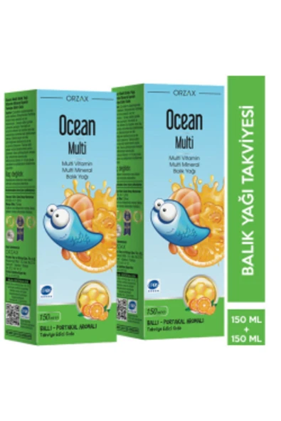 ORZAX Ocean Multi Şurup 150 ml 2 Li ürün görseli 1