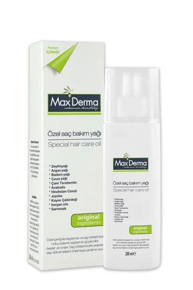 MAX DERMA MAXDERMA SAÇ BAKIM YAĞI ürün görseli 1