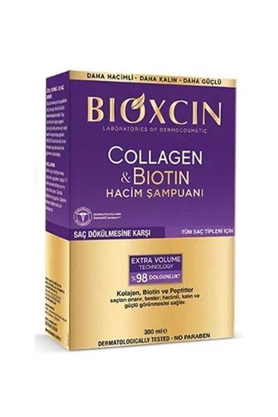 Bioxcin Collagen & Biotin Hacim Şampuanı 300 Ml ürün görseli 1