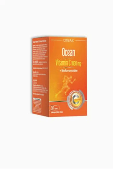 ORZAX Ocean Vitamin C 1000 Mg 30 Tablet ürün görseli 1