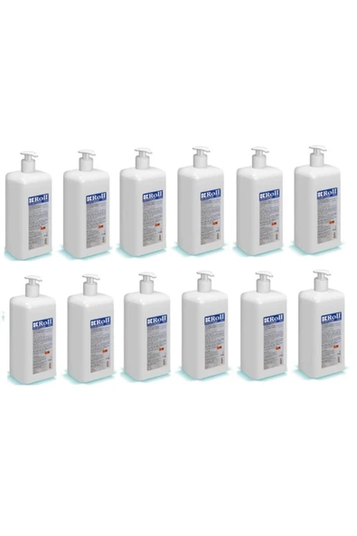 ROLL Antiseptik Solüsyon El Ve Cilt Dezenfektanı 12 Adet 1 Lt ürün görseli 1