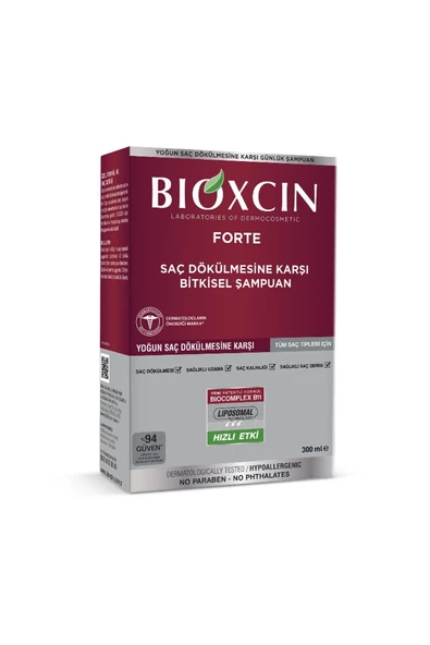BİOXCİN Forte Bitkisel Şampuan 300 ml ürün görseli 1
