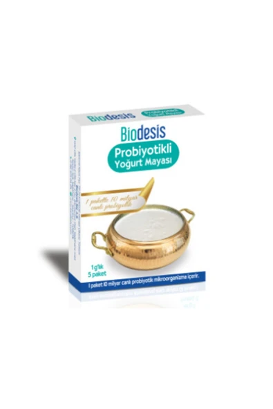 Biodesis Probiyotikli Yoğurt Mayası 1gr X 4 Paket 1 Kutu ürün görseli 1