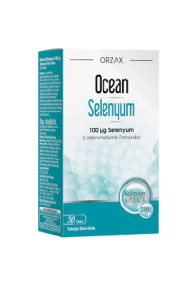 ORZAX Ocean Selenyum 100 Mcg 30 Selenyum Takviyesi ( 1 ADET ) ürün görseli 1