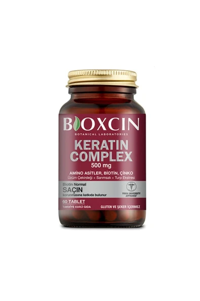 BİOXCİN Keratin Complex Tablet Takviye Edici Gıda 60 Tablet ürün görseli 1