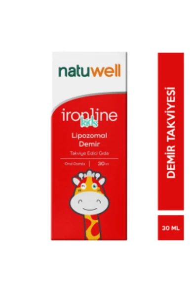 NATUWELL Ironline Kids Lipozomal Demir Damla 30 ml ürün görseli 1