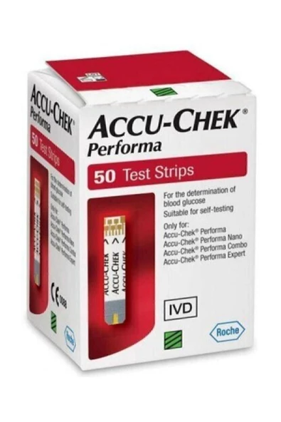 ACCU CHEK Accu Check Performa Strip 50'lik Stick 5 kutu ürün görseli 1