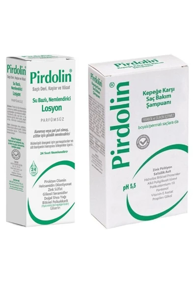 PİRDOLİN Dermadolin Şampuan 300 ml + Nemlendirici Losyon 150 ml Set ürün görseli 1