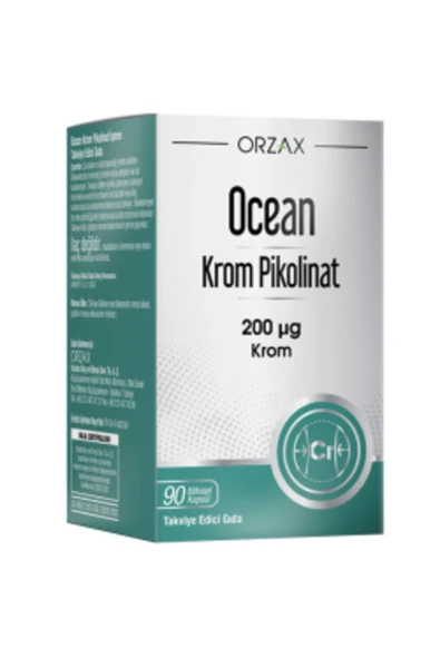 Orzax Ocean Krom Pikolinat 90 Kapsül Takviye Edici Gıda ürün görseli 1