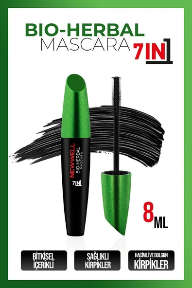 Bitkisel Maskara - Bio-Herbal Bitkisel Mascara 7 in 1 8680923313184 - Resim 7