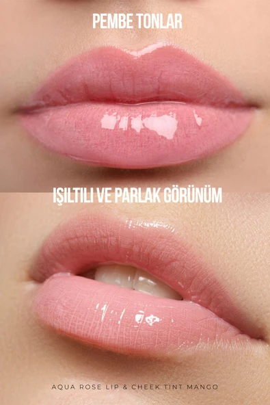 Aqua Rose Lip & Cheek Tint Mango Aromalı 6 ML - Resim 2