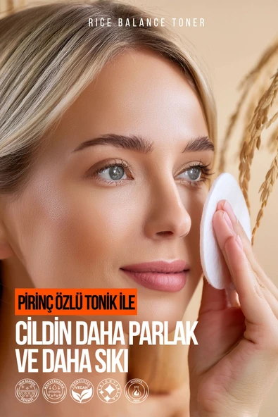 Pirinç Özlü Cilt Bakım Seti - Resim 6