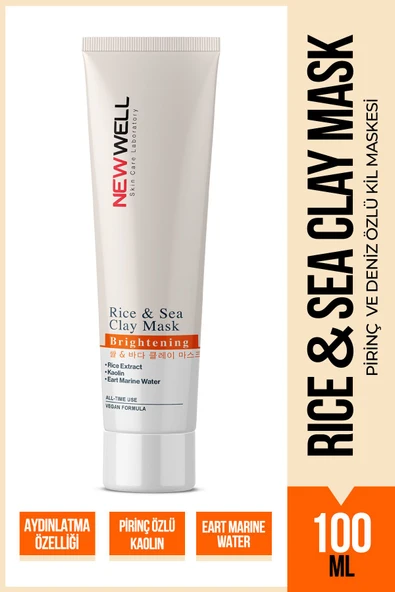 Rice & Sea Clay Mask Pirinç ve Deniz Özlü Kil Maskesi 100 ML ürün görseli 1