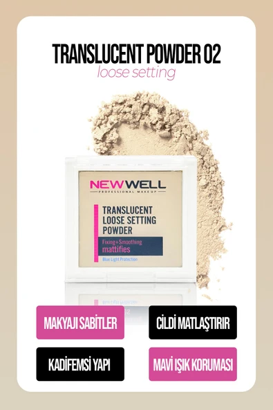 Translucent Loose Setting Powder 02 ürün görseli 1