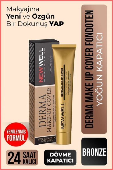 Derma Make-up Cover Fondöten - Bronze ürün görseli 1