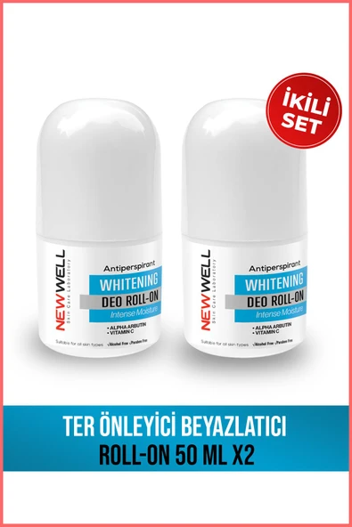 2 Adet Ter Önleyici Beyazlatıcı Roll-On 50 ML ürün görseli 1