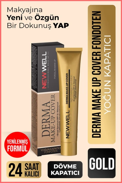 Derma Make-up Cover Fondöten - Gold ürün görseli 1