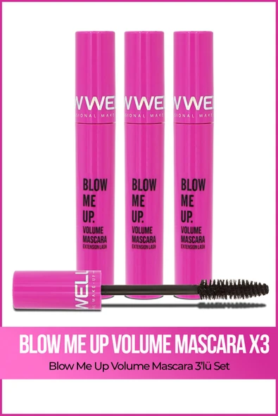 3x Blow Me Up Volume Mascara 8 ML Üçlü Set ürün görseli 1