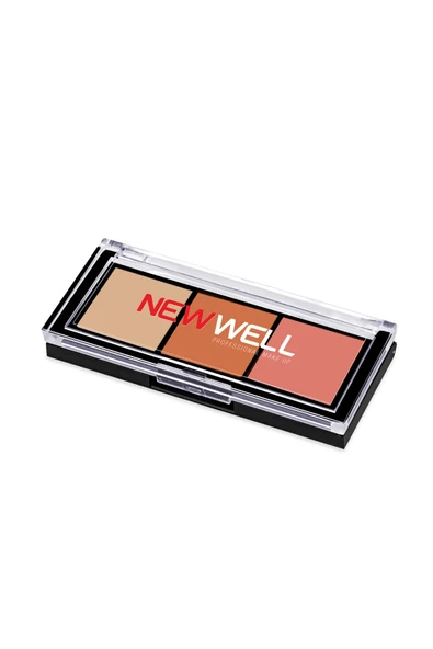 Porcelain Make Up 3lü Far Paleti No01 - Resim 2