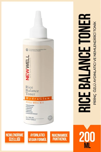 Rice Balance Toner Pirinç Özlü Nemlendirici ve Aydınlatıcı Toner 200 ML ürün görseli 1