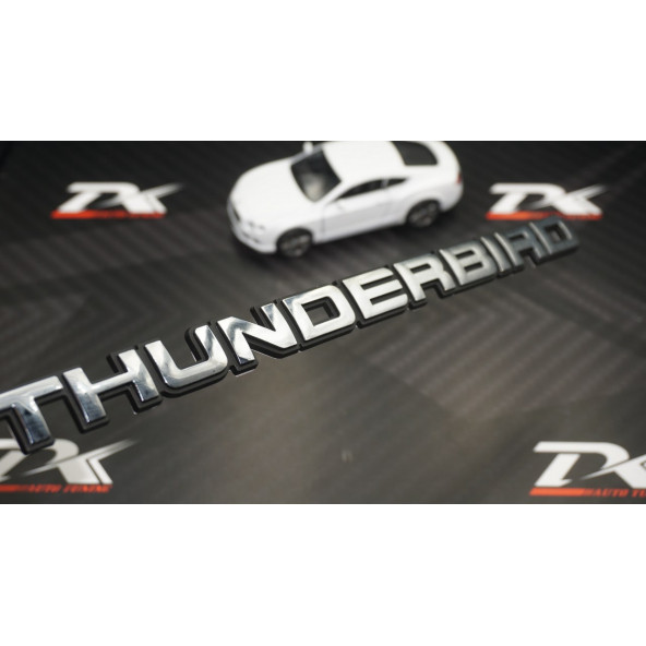 Ford Thunderbird Yeni Nesil Bagaj 3M 3D Krom ABS Logo Amblem ürün görseli 1