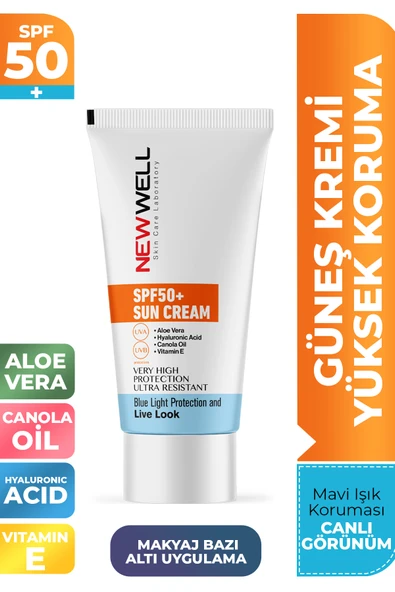 Güneş Kremi Yüksek Koruma Spf 50+(Aloe Vera) ürün görseli 1