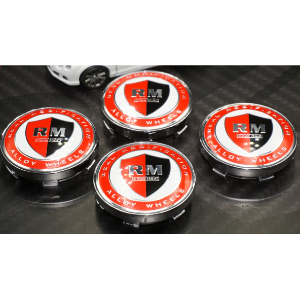 RM Jant Göbeği Kapak Seti 60mm - Resim 3