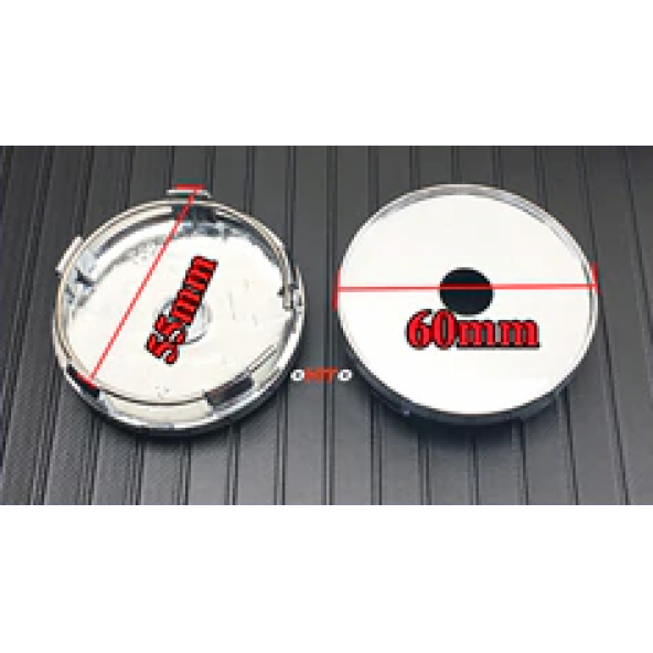 RM Jant Göbeği Kapak Seti 60mm - Resim 6