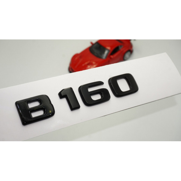 B 160 Bagaj Parlak Siyah ABS 3M 3D Yazı Logo ürün görseli 1