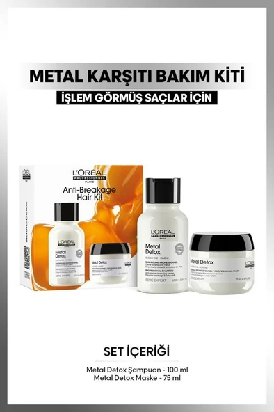Loreal Professionnel Serie Expert Metal Detox Mini Duo Kit 100+75 ML ürün görseli 1