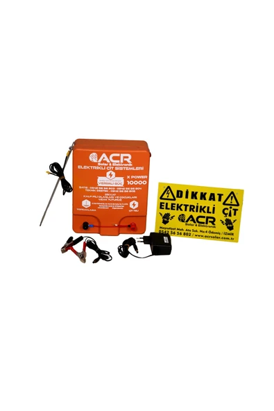 ACR GÜÇMATİK ACR XPOWER 10000 PLUS ÇİT MAKİNASI TAKIM EVCİL HAYVAN İÇİN GECE / ürün görseli 1