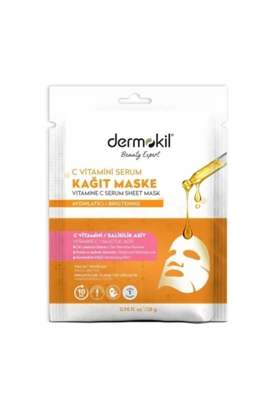 DERMOKİL C VİTAMİNLİ KAĞIT MASKE ürün görseli 1