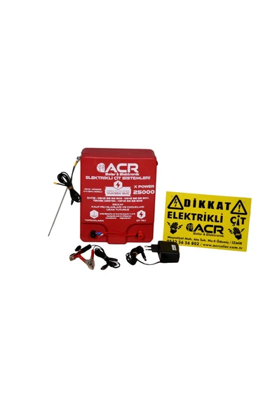 ACR GÜÇMATİK ACR XPOWER 25000 PLUS ÇİT MAKİNASI TAKIM YABANİ HAYVAN AY/ DOMUZ - GECE / GÜNDÜZ MODLU ürün görseli 1