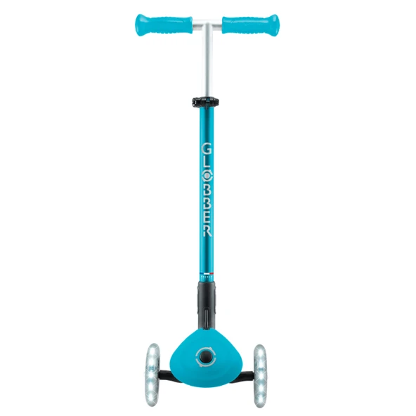 Globber Elite Deluxe Işıklı Scooter - Mavi - Resim 2