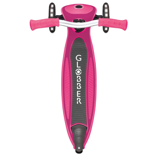 Globber Master Işıklı Katlanabilir Scooter - Fuşya - Resim 6