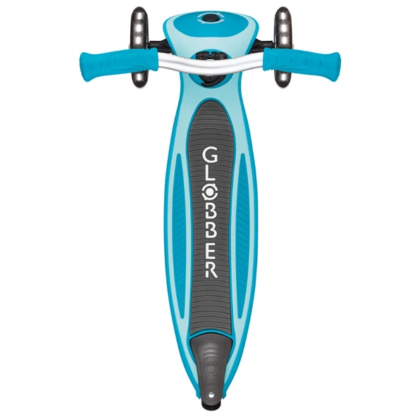 Globber Master Işıklı Katlanabilir Scooter - Okyanus Mavisi - Resim 6
