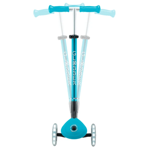 Globber Elite Deluxe Işıklı Scooter - Mavi - Resim 4
