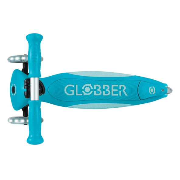 Globber Elite Deluxe Işıklı Scooter - Mavi - Resim 7