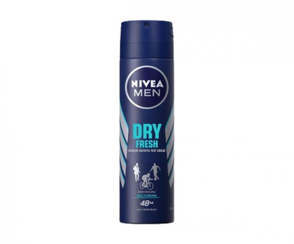 Nivea Dry Fresh Erkek Sprey Deodorant 150Ml ürün görseli 1